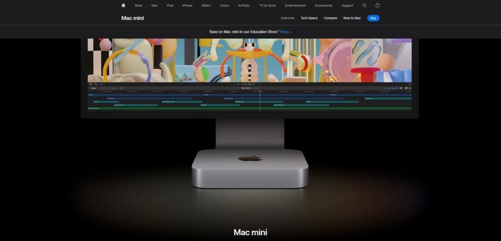 Apple Mac Mini Website